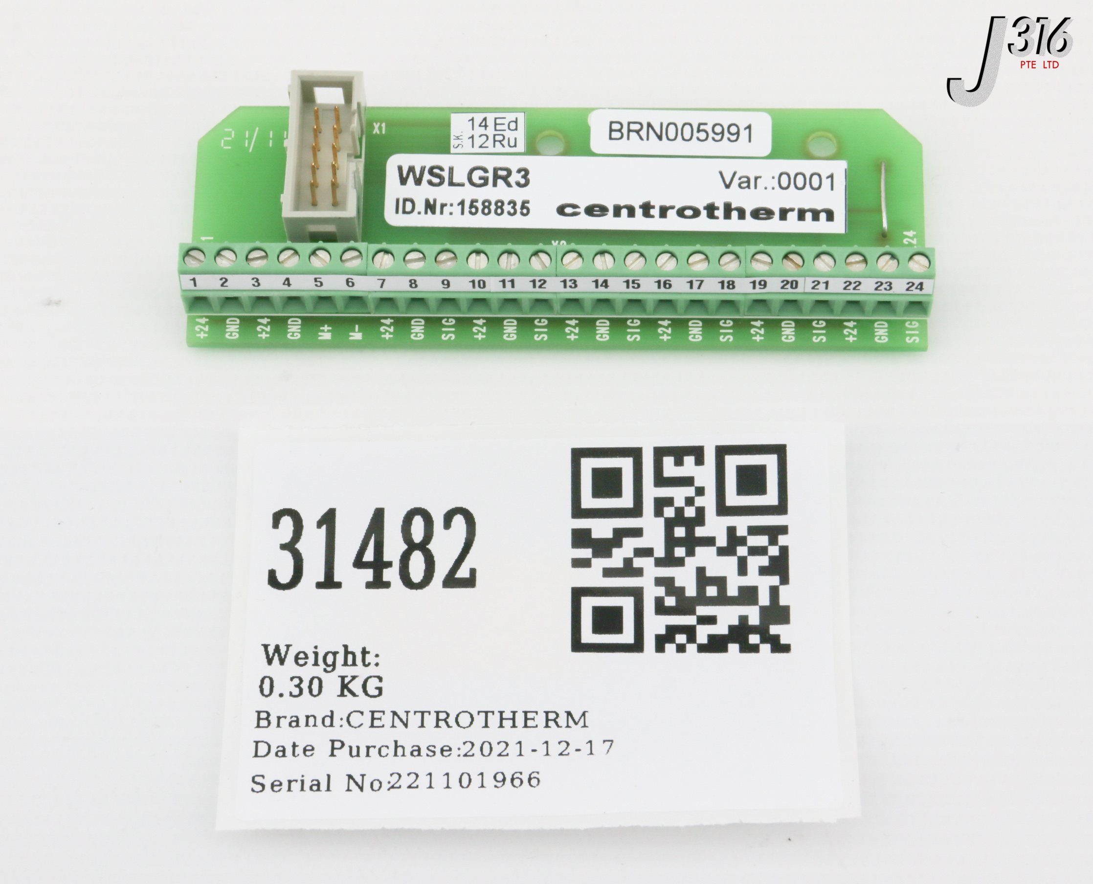 C様オーダー 31482 CENTROTHERM PCB, PRINTERD CIRCUIT BOARD (NEW) WSLGR3 | eBay